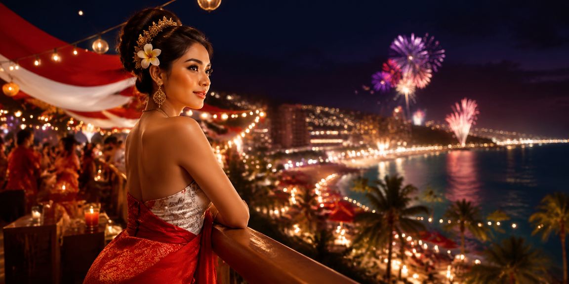 Pengguna mengakses aplikasi casino dan pembayaran dari pantai dengan ponsel