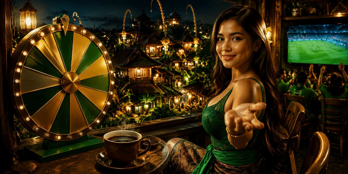 Suasana kafe Vietnam dengan undian berhadiah dan kopi khas lokal